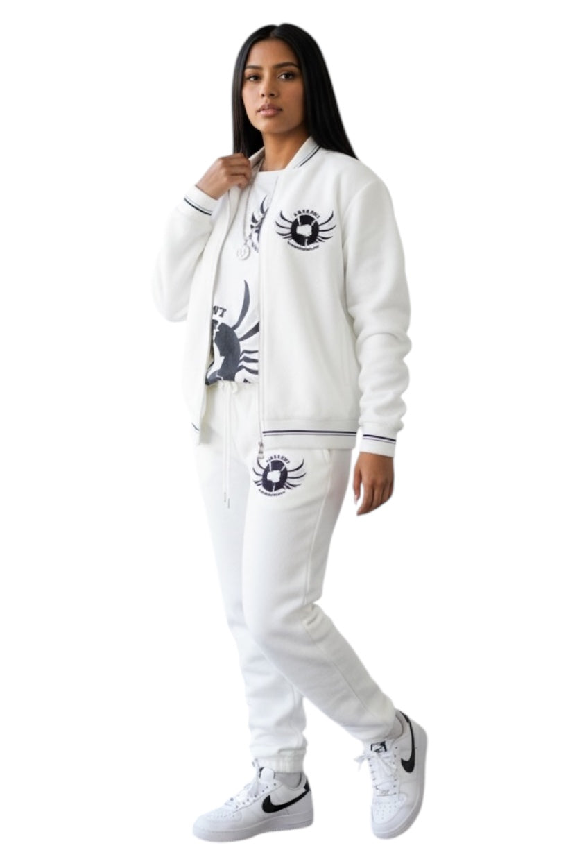 Ice White GOAT Belly four-piece set with black logo