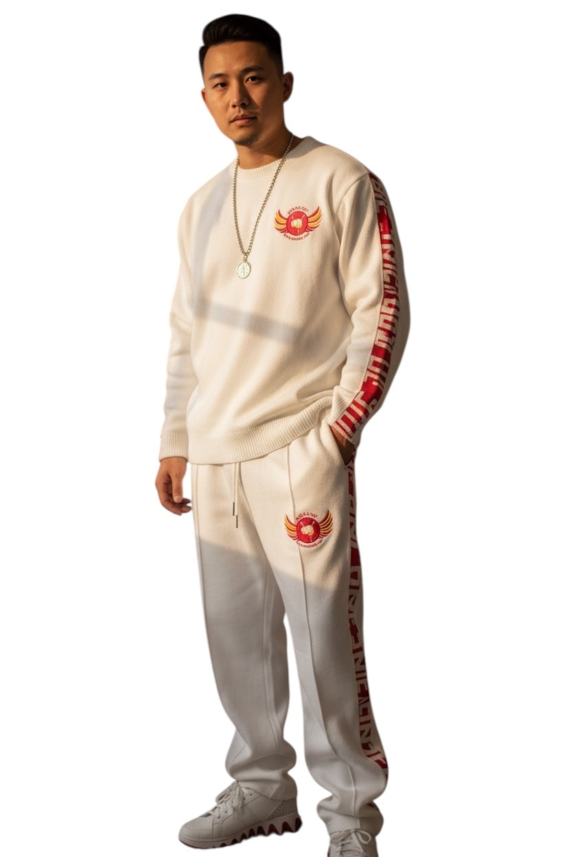 B.O.S.S. 3NT Cashmere Sweatsuit Red photo 4