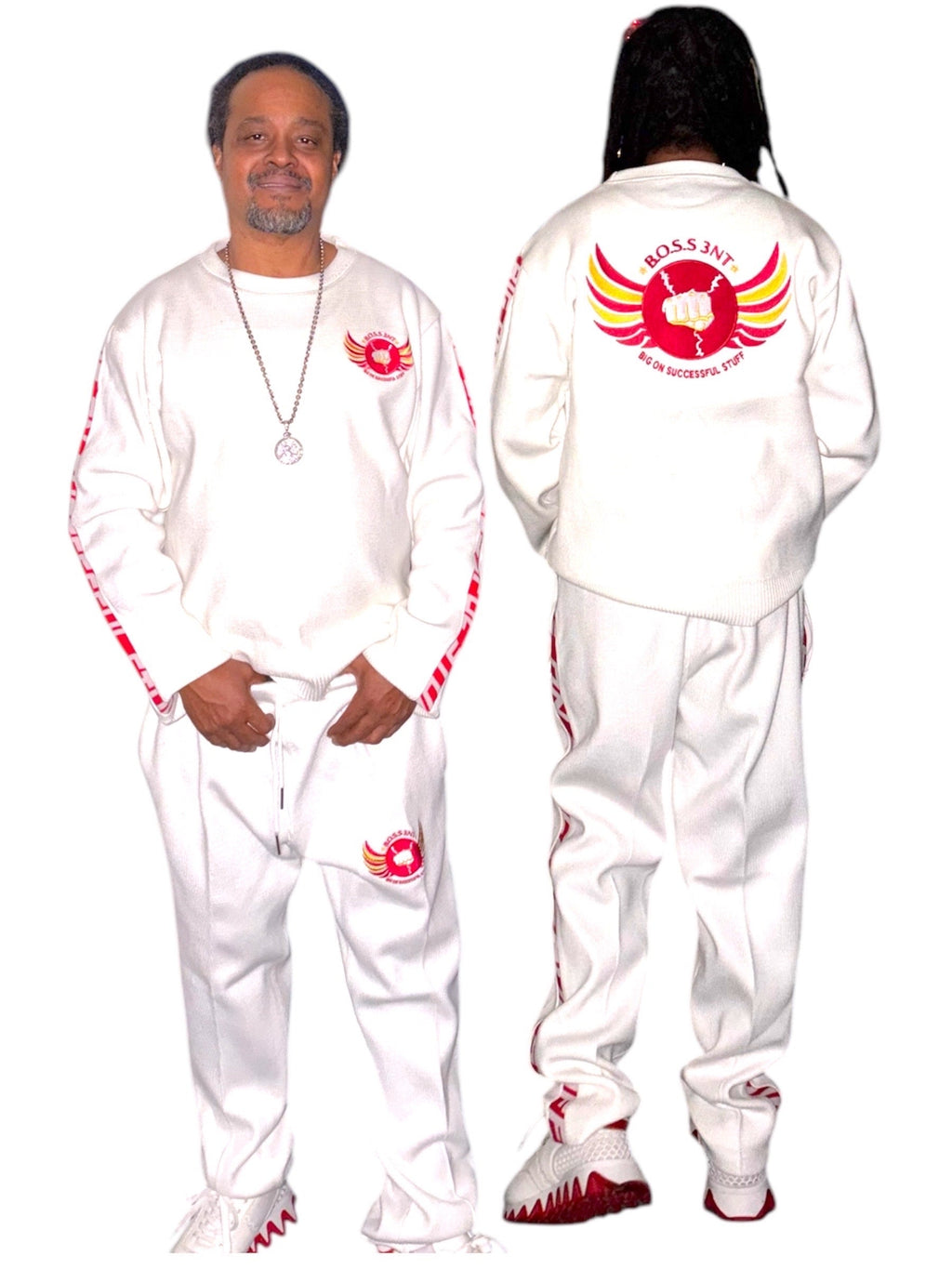 B.O.S.S. 3NT Cashmere Sweatsuit Red photo 5
