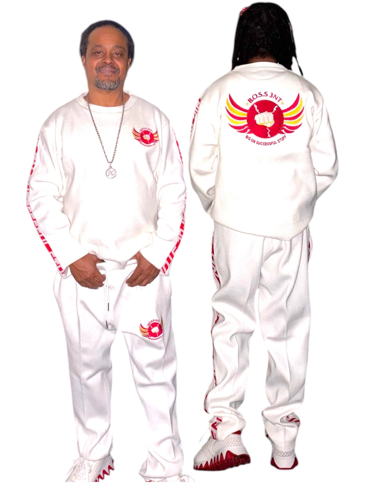 B.O.S.S. 3NT Cashmere Sweatsuit Red photo 5