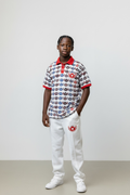 Logo All Over Polo — Red collar studio